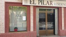 La UME desinfecta una residencia en L'Hospitalet de Llobregat