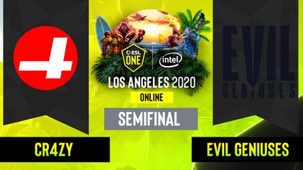Dota2 -  Evil Geniuses vs. CR4ZY - Game 3 - NA Semifinal  - ESL One Los Angeles