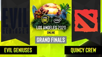 Dota2 -  Quincy Crew vs. Evil Geniuses - Game 1 - CN Grand Finals  - ESL One Los Angeles