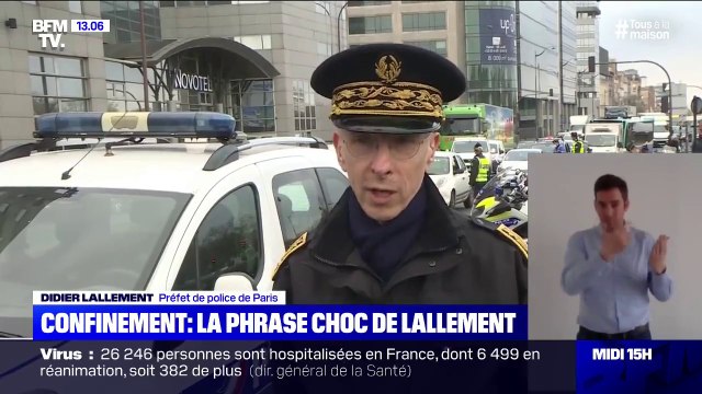 Ceux qui sont aujourd'hui hospitalisés sont ceux qui, au début du confinement, ne l'ont pas respecté : Didier Lallement regrette ses propos