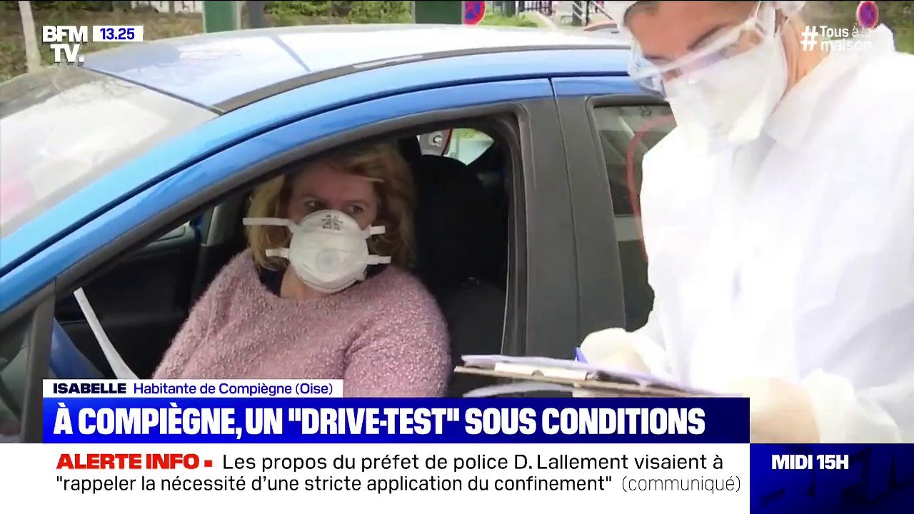 Un "drive" mis en place à Compiègne pour des tests au coronavirus