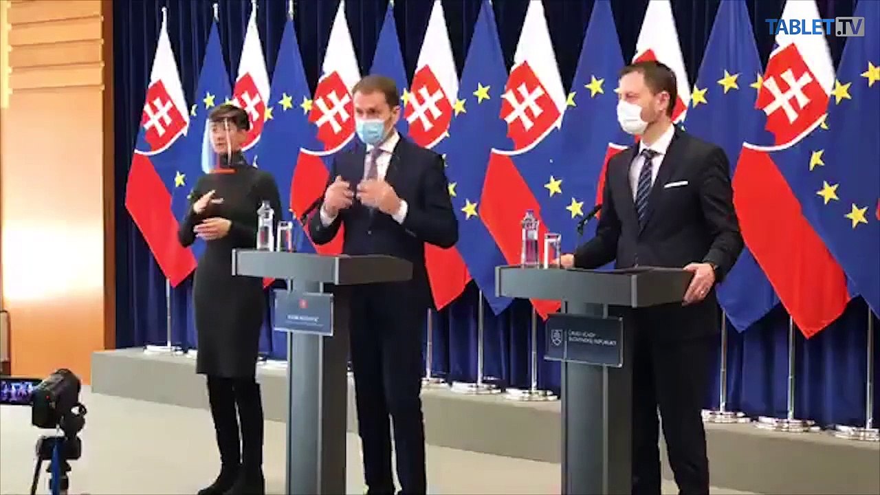 ZÁZNAM: Brífing predsedu vlády SR Igora Matoviča