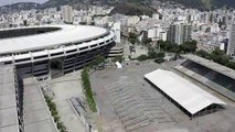 Mítico estadio Maracaná se convierte en hospital de campaña
