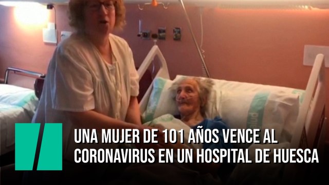 Una mujer de 101 años vence al coronavirus en un hospital de Huesca