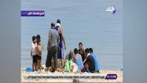 تجمعات على البحر.. أحمد موسي يعرض لقطات لمواطنين قرروا قضاء الإجازة على الشواطئ