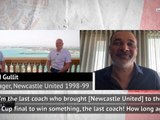 Ruud Gullit discusses Newcastle with Keys and Gray