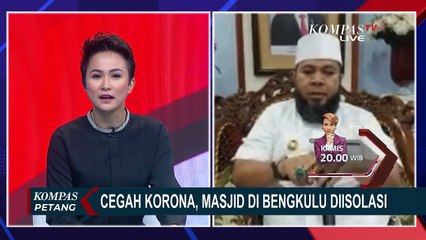 Ada Jemaah Positif Corona, Masjid di Bengkulu Diisolasi