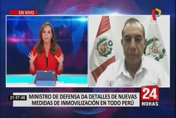 Coronavirus: Ministro de Defensa brindó detalles sobre las nuevas medidas de inmovilización