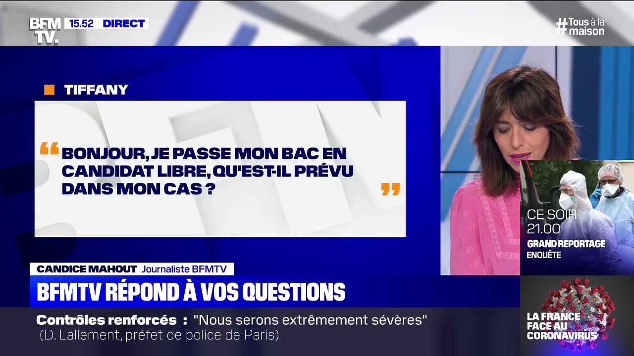 Je passe mon bac en candidat libre, qu'est-il prévu dans mon cas? BFMTV vous répond