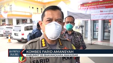 RS. Bhayangkara pasang bilik disinfektan di pintu masuk