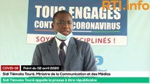 Coronavirus : Sidi Tiémoko Touré invite les journalistes à un esprit républicain.