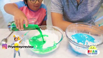 How to Make OOBLEK! DIY Slime at Home with Ryan!!!