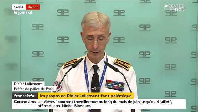 EN DIRECT - Après ses propos polémique, le Préfet de Police de Paris s'exprime: Je regrette d'avoir tenu ces propos. Je présente mes excuses à ceux que j'ai pu heurter.