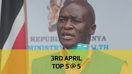 Top 5 @ 5: 6-year-old boy dies of Corona, DG Saburi arrested, longer curfew hours