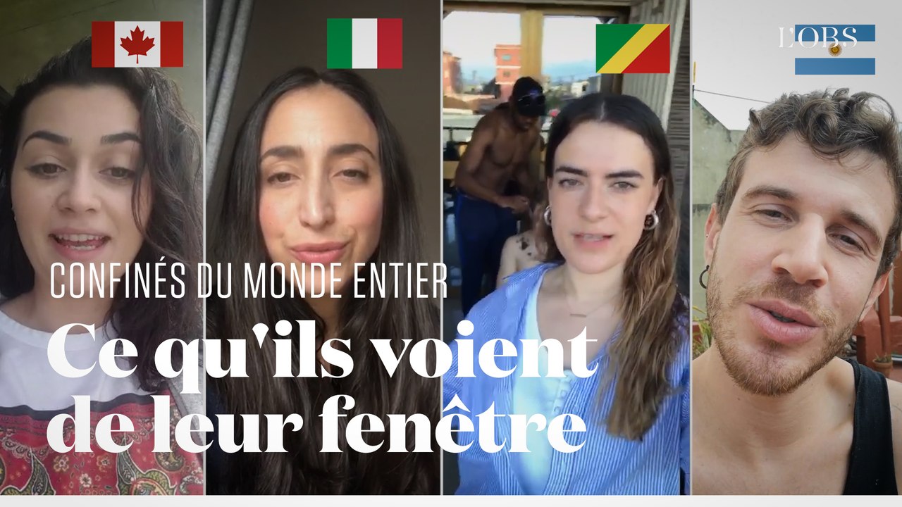 Confinés dans le monde entier, ils nous montrent ce qu’ils voient depuis leur fenêtre