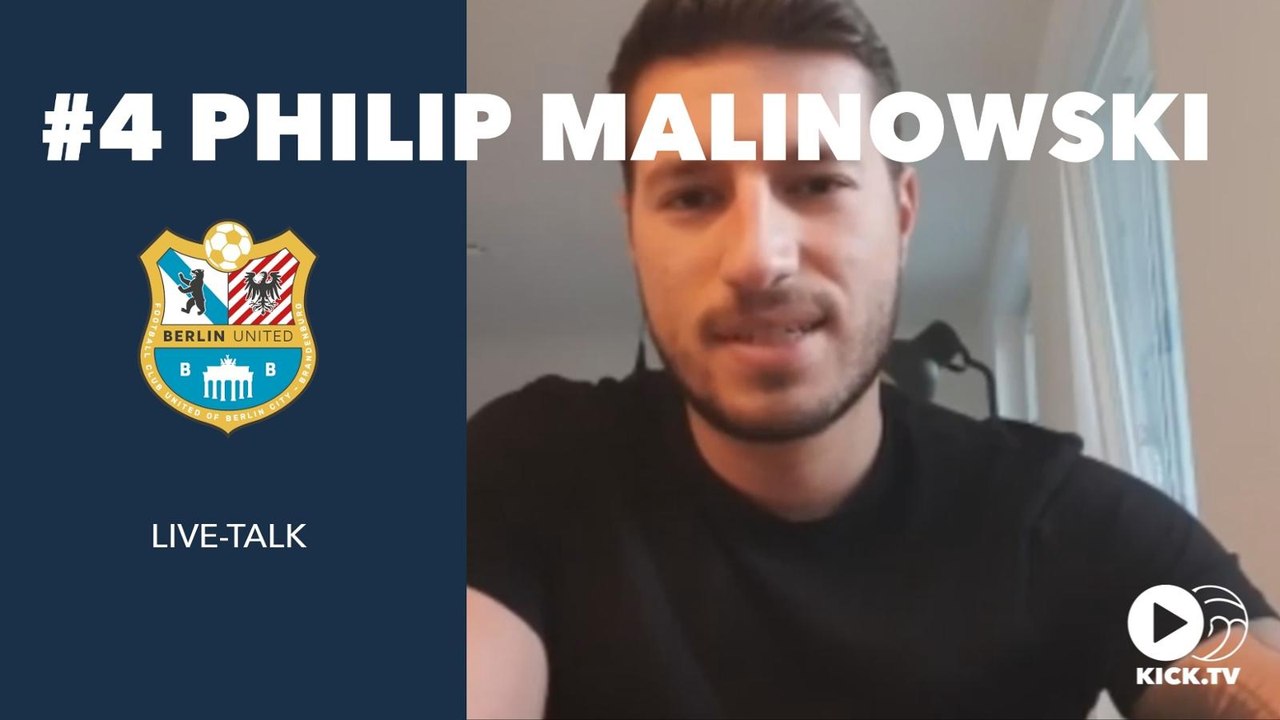 Karriereträume bei Union und Quarantäne-Schnitzel: Philip Malinowski von Berlin United im Talk