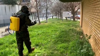 Regimiento Barcelona 63 en el centro de atención primaria de Sant Joan de Vilatorrada