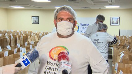 World Central Kitchen trabaja en el hotel Eurobuilding de Madrid