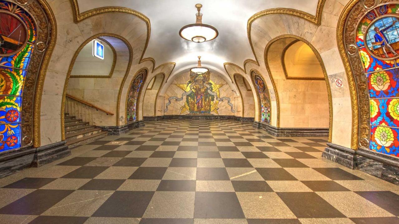The Moscow Metro Is Offering Virtual Tours of Its Famously Beautiful Subway Stations