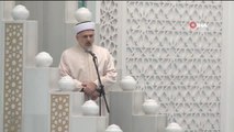 Ahmet Hamdi Akseki Camii'nde temsilen cuma namazı kılındı