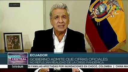 Ecuador: datos oficiales sobre pandemia no son fiables, afirma Moreno