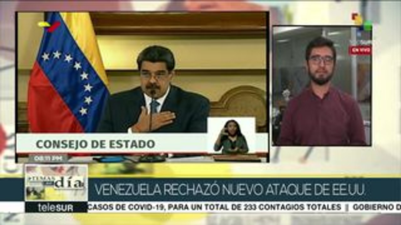 Gobierno de Venezuela denuncia recrudecimiento de injerencia de EE.UU.