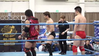 [AJPW] Kazuki Ebina Retirement Match - 蝦名和紀 引退試合 - Aoki/Okada/Sakurajima VS Iwamoto/Maruyama/Ebina
