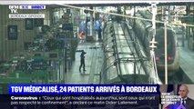 Coronavirus: 24 patients sont arrivés à Bordeaux par TGV médicalisé