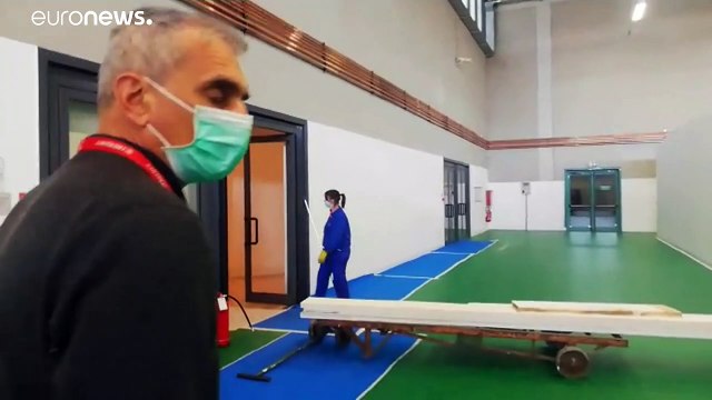 Covid-19: ecco il nuovo ospedale da campo realizzato dagli Alpini e da Emergency