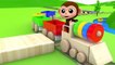 Aprenda colores para niños l Learn Colors for Children with Baby Monkey Toy Train Wheels On The Bus Nursery Rhymes Kid