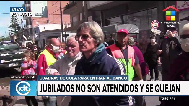 Informados de todo | [San Justo] Jubilados no son atendidos y se quejan