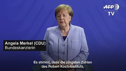 Merkel: Corona-Zahlen machen "ein wenig Hoffnung"