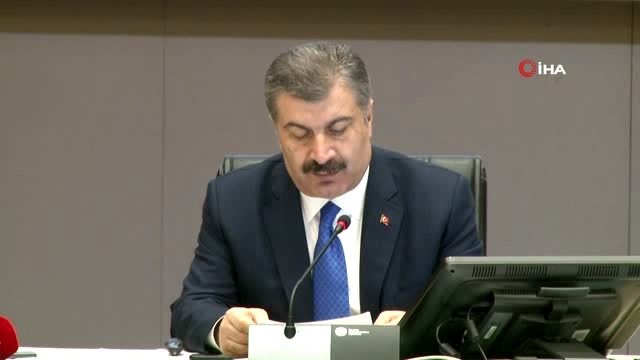Sağlık Bakanı Fahrettin Koca: Son 24 saattte onaltıbin 160 test yapıldı, 2786 pozitif vaka tespit...