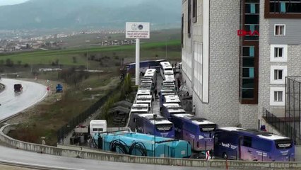 Karabük'te, yurtta misafir edilen yabancı uyruklu kişiler ülkelerine gönderiliyor
