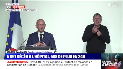 Confinement: pour Jérôme Salomon, "le pire serait qu'il y ait un relâchement aujourd'hui"