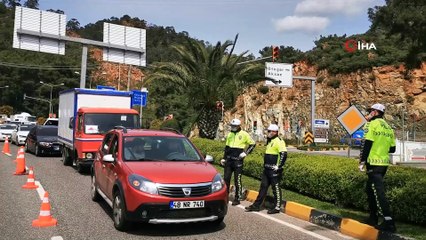 Marmaris’in tüm giriş noktaları kontrol altında