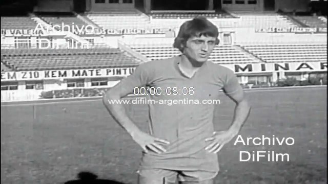 River Plate entrena en estadio Monumental de Buenos Aires 1975