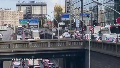 Bouchons sur Paris à cause des contrôles des attestations