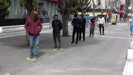 Tedbirler işe yardı, PTT önünde yoğunluk azaldı