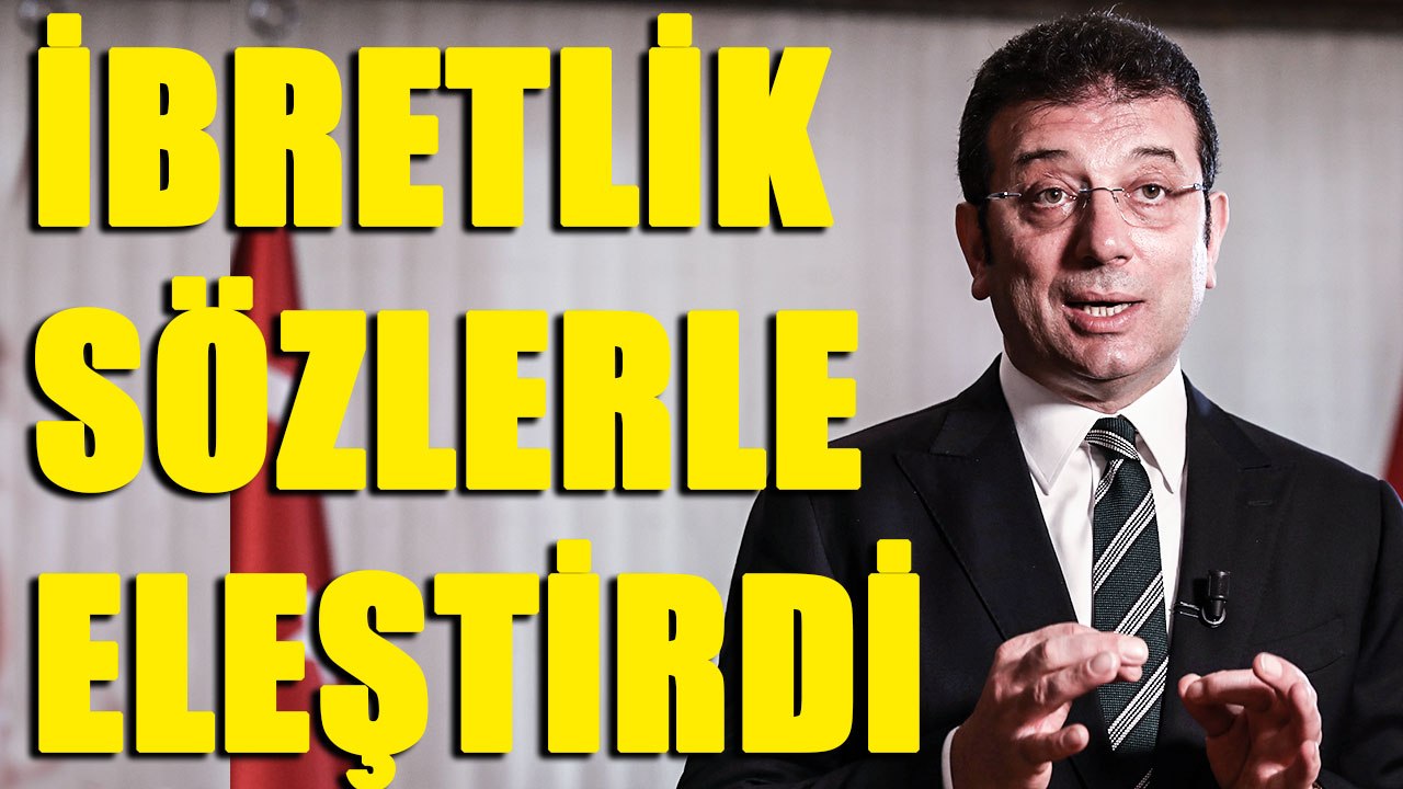 Ekrem İmamoğlu: Kamuyu çürüttüler! Sesini duyuramıyor!