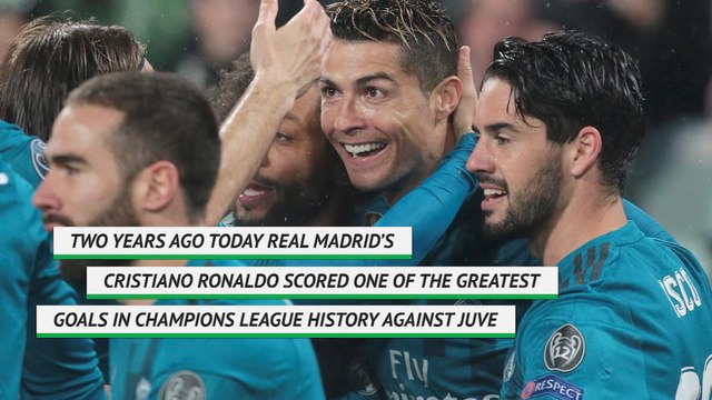 Ronaldo scores stunning Champions League bicycle kick against Juve