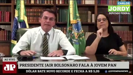 Tải video: Os Pingos Nos Is - Exclusiva com Jair Bolsonaro - 02 04 2020