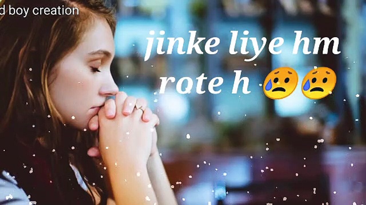 New sad whatsapp status||latest sad song status jinke liye status video