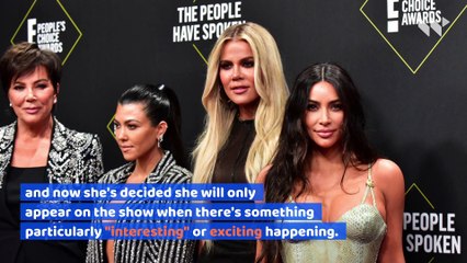 Kourtney Kardashian Is Taking a 'Big Step Back' From 'KUWTK'