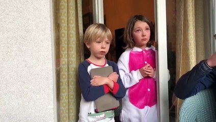 Il fait la meilleure blague à ses enfants pendant le confinement