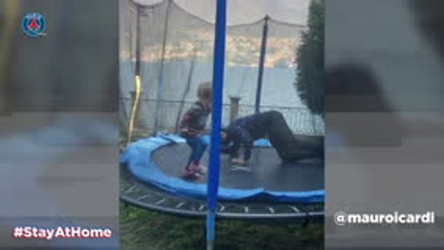 Coronavirus - Choupo en vélo, Icardi sur le trampoline : comment les joueurs du PSG vivent leur confinement...