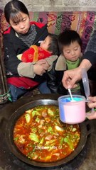 Good Father Cooking for His Family Eating and Delicious 2020