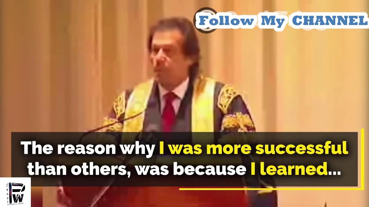 Don't Let You Destroy You! _ Rare Imran Khan Motivational Video _