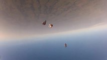 Skydiver Faints Mid Air and Gets Saved by Team Member