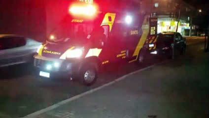 Idoso é socorrido em apartamento na Região Central